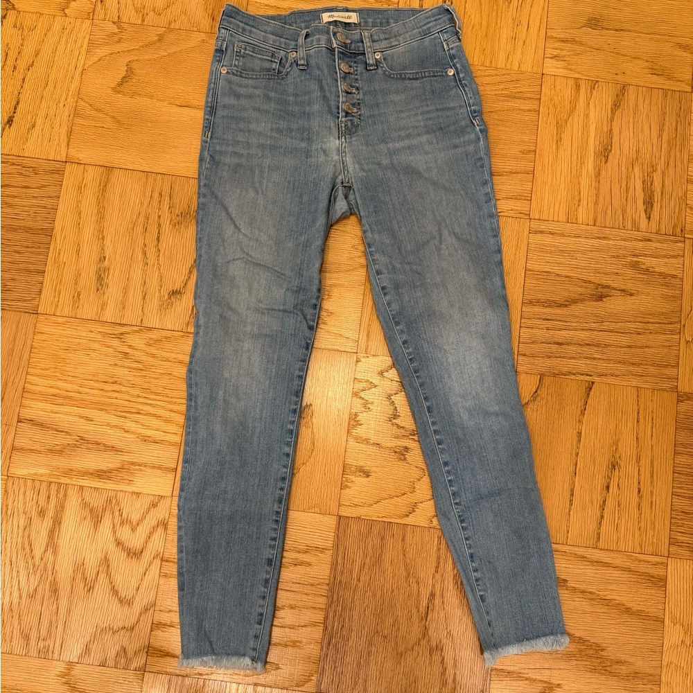Madewell Light Blue Ankle Crop Jeans